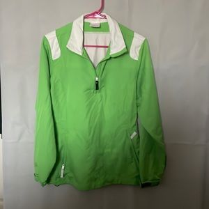 Green nike golf quarter zip